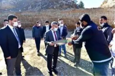 Yeşilyurt'ta millet bahçesi inşaat alanında kazı çalışmaları tamamlandı Yeşilyurt'ta millet bahçesi inşaat alanında kazı çalışmaları tamamlandı