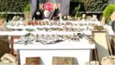 658 parça tarihi eser ele geçirildi 658 parça tarihi eser ele geçirildi