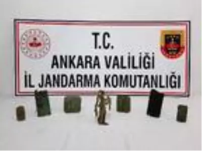 Ankara'da, Bizans dönemine ait tarihi eserler ele geçirildi Ankara'da, Bizans dönemine ait tarihi eserler ele geçirildi