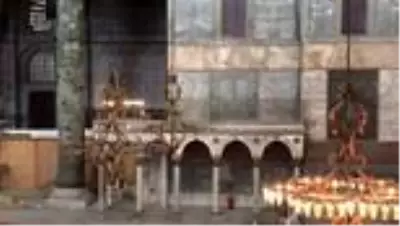 Ayasofya Camisi'nde Serafim Meleği figürü, vaiz kürsüsü ve mahfil yeniden gün yüzüne çıktı Ayasofya Camisi'nde Serafim Meleği figürü, vaiz kürsüsü ve mahfil yeniden gün yüzüne çıktı