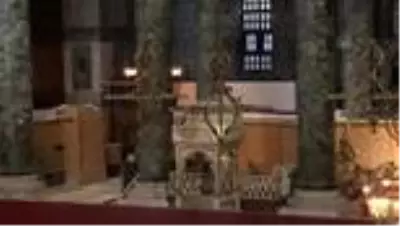 Ayasofya Camisi'nde Serafim Meleği figürü, vaiz kürsüsü ve mahfil yeniden gün yüzüne çıktı Ayasofya Camisi'nde Serafim Meleği figürü, vaiz kürsüsü ve mahfil yeniden gün yüzüne çıktı
