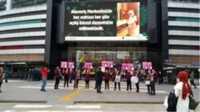 Ceylan Karavil Park AVM'de kadına yönelik şiddete karşı sergi Ceylan Karavil Park AVM'de kadına yönelik şiddete karşı sergi