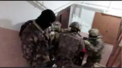 DEAŞ'a yönelik yapılan operasyon polis kamerasında DEAŞ'a yönelik yapılan operasyon polis kamerasında
