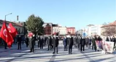Edirne'nin kurtuluşunun 98'inci yıl dönümü kutlandı Edirne'nin kurtuluşunun 98'inci yıl dönümü kutlandı