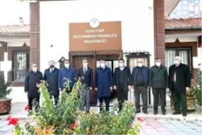 Gürkan, Filistin Caddesi'nde yapılan çalışmaları inceledi Gürkan, Filistin Caddesi'nde yapılan çalışmaları inceledi