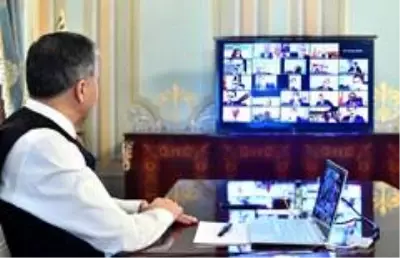 İstanbul Valisi Yerlikaya'dan video konferanslı korona virüs toplantısı İstanbul Valisi Yerlikaya'dan video konferanslı korona virüs toplantısı