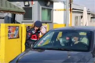 Jandarmadan Bursa'da KADES uygulaması Jandarmadan Bursa'da KADES uygulaması