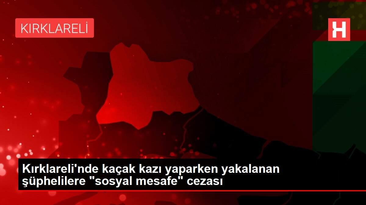 Kırklareli'nde kaçak kazı yaparken yakalanan şüphelilere Kırklareli'nde kaçak kazı yaparken yakalanan şüphelilere