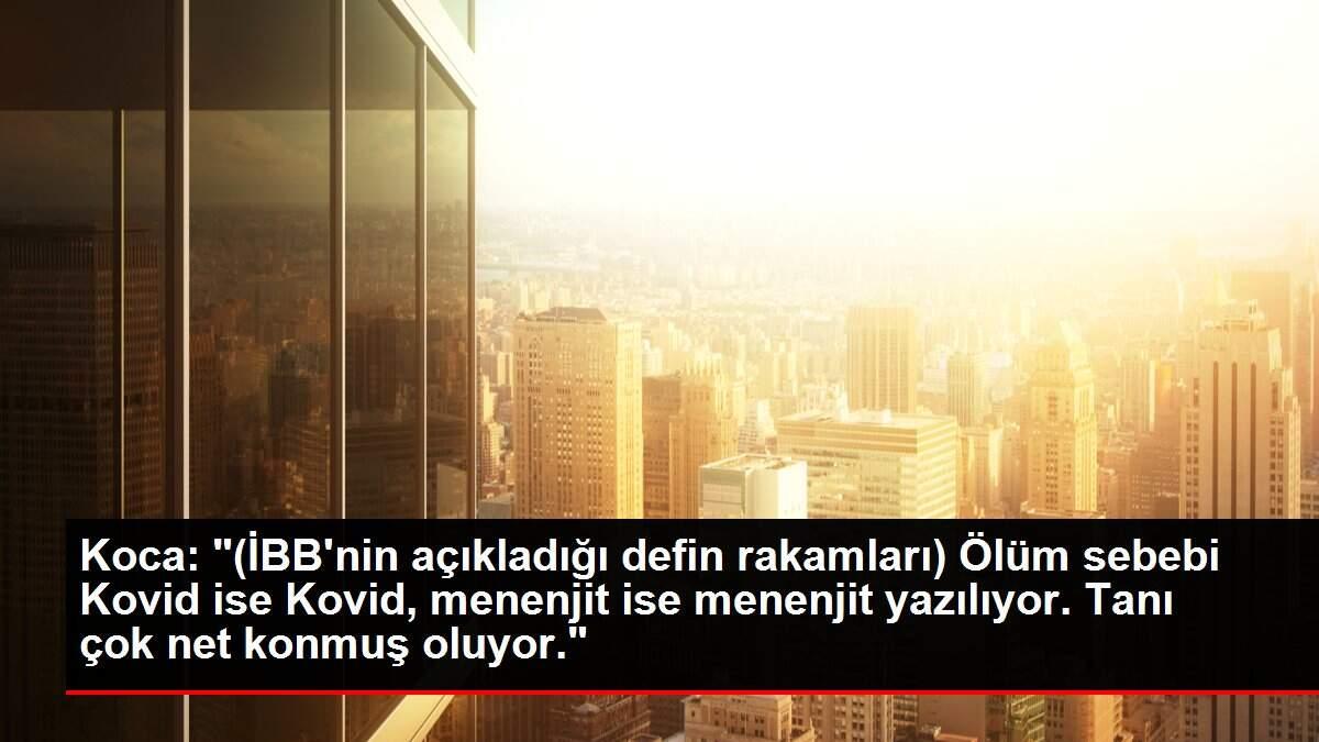 Son dakika haber... Koca: Son dakika haber... Koca: