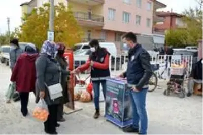 Korkuteli polisi KADES tanıtımı yaptı Korkuteli polisi KADES tanıtımı yaptı