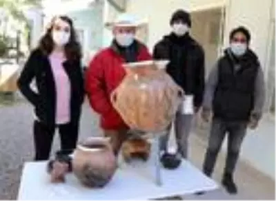 Kültepe'de 4 bin 200 yıllık mezar küpü bulundu Kültepe'de 4 bin 200 yıllık mezar küpü bulundu