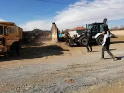 Kulu'da samanlık yangını Kulu'da samanlık yangını