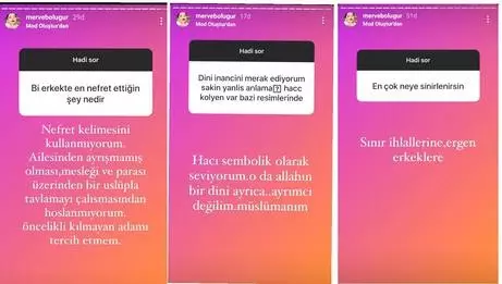 MERVE BOLUĞUR SEVMEDİĞİ ERKEK TİPİNİ AÇIKLADI MERVE BOLUĞUR SEVMEDİĞİ ERKEK TİPİNİ AÇIKLADI