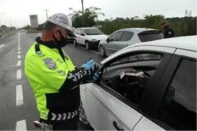 Ordu'da trafik cezaları en çok hız sınırını aşanlara kesiliyor Ordu'da trafik cezaları en çok hız sınırını aşanlara kesiliyor