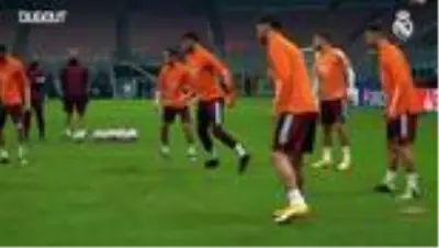 Real Madrid San Siro'da Antrenman Yaptı Real Madrid San Siro'da Antrenman Yaptı