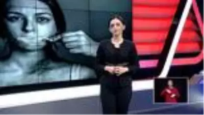 Spiker, 'morluk ve yara izi makyajı'yla haber sundu Spiker, 'morluk ve yara izi makyajı'yla haber sundu