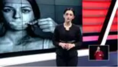 Spiker, 'morluk ve yara izi makyajı'yla haber sundu Spiker, 'morluk ve yara izi makyajı'yla haber sundu