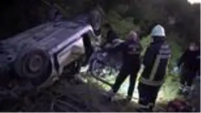 Takla atan otomobilin sürücüsü hayatını kaybetti Takla atan otomobilin sürücüsü hayatını kaybetti