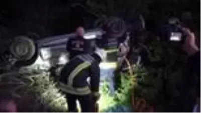 Takla atan otomobilin sürücüsü hayatını kaybetti Takla atan otomobilin sürücüsü hayatını kaybetti