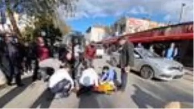 Traktör ile motosiklet çarpıştı: 1 yaralı Traktör ile motosiklet çarpıştı: 1 yaralı