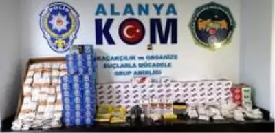 Alanya'da kaçak tütün operasyonu Alanya'da kaçak tütün operasyonu