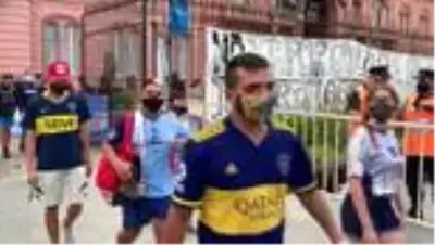 BUENOS AIRES - Arjantin Maradona'ya veda ediyor (3) BUENOS AIRES - Arjantin Maradona'ya veda ediyor (3)
