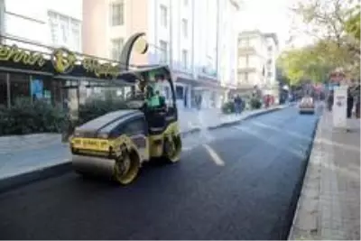 Çankaya'dan kent merkezine asfalt Çankaya'dan kent merkezine asfalt