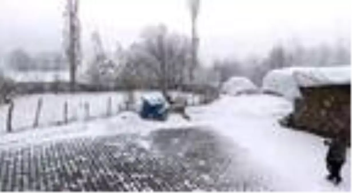 Hakkari'nin yükseklerinde kar yağışı