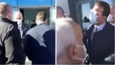 İBB Başkanı İmamoğlu kendisini yuhalayan taksicilerin üzerine yürüdü İBB Başkanı İmamoğlu kendisini yuhalayan taksicilerin üzerine yürüdü