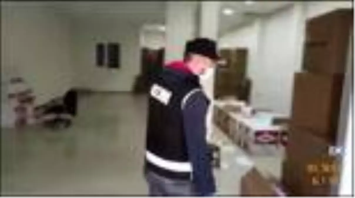 Kaçak sigara operasyonunda 2 kişi yakalandı
