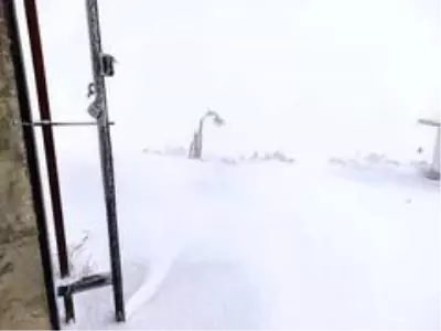 Karacadağ'da mevsimin ilk karı yağdı Karacadağ'da mevsimin ilk karı yağdı