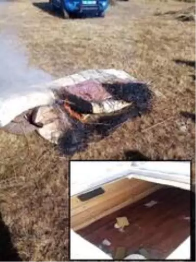 Kuş avlamak için kaçak avcı kulübesi yapan şahıslara ceza Kuş avlamak için kaçak avcı kulübesi yapan şahıslara ceza
