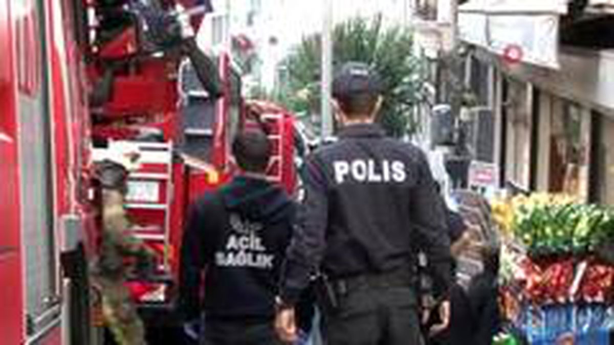 Şişli'de yangın paniği
