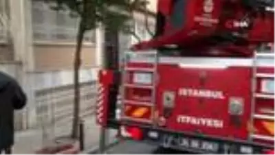 Şişli'de yangın paniği Şişli'de yangın paniği