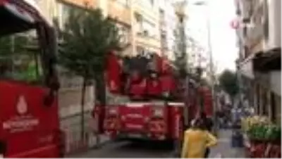 Şişli'de yangın paniği Şişli'de yangın paniği