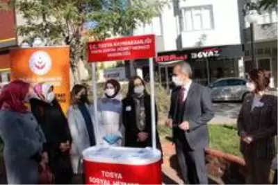 Tosya'da kadına şiddet farkındalık çalışması yapıldı Tosya'da kadına şiddet farkındalık çalışması yapıldı