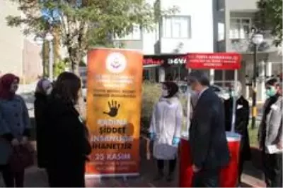 Tosya'da kadına şiddet farkındalık çalışması yapıldı Tosya'da kadına şiddet farkındalık çalışması yapıldı