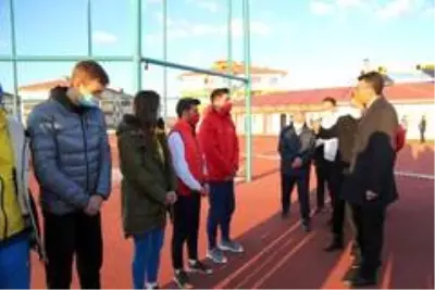 Türkiye ve Ukrayna atletizm milli takımları Kütahya'da kampa girdi Türkiye ve Ukrayna atletizm milli takımları Kütahya'da kampa girdi