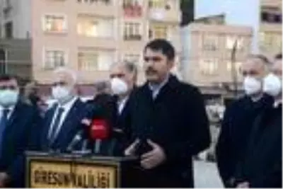 Bakan Kurum: Giresun'daki yeni konutlar haziran ayında teslim edilecek Bakan Kurum: Giresun'daki yeni konutlar haziran ayında teslim edilecek