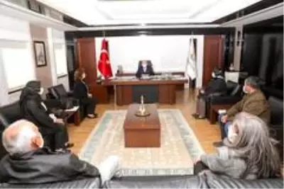 Başkan Çolakbayrakdar KAPTAR üyelerini kabul etti Başkan Çolakbayrakdar KAPTAR üyelerini kabul etti