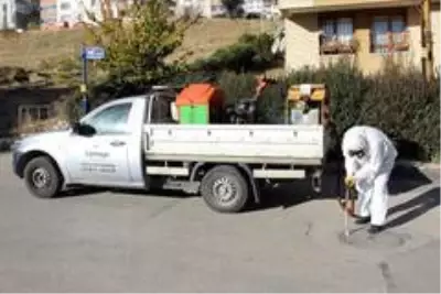 Çankaya'da mazgal, rögar ve bataklık alanlar ilaçlanıyor Çankaya'da mazgal, rögar ve bataklık alanlar ilaçlanıyor