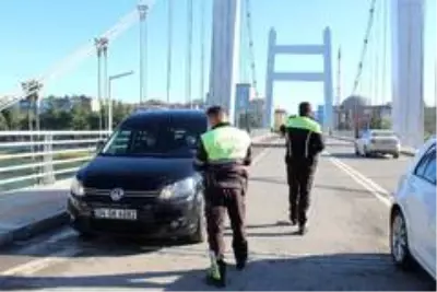 Çarşamba'da asayiş uygulaması Çarşamba'da asayiş uygulaması