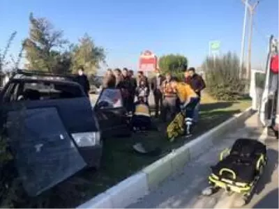 Çine'de trafik kazası: 2 yaralı Çine'de trafik kazası: 2 yaralı