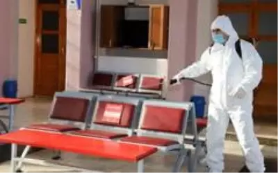 Covid-19 önlemleri kapsamında tren garı ve otobüs terminali dezenfekte edildi Covid-19 önlemleri kapsamında tren garı ve otobüs terminali dezenfekte edildi