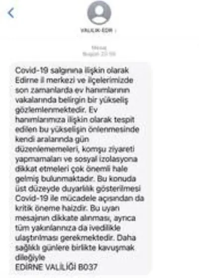 Edirne'de ev hanımlarına çağrı Edirne'de ev hanımlarına çağrı