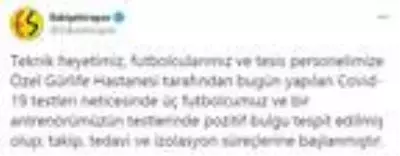 Eskişehirspor'da 3 futbolcu ve 1 antrenörün Covid-19 testi pozitif çıktı Eskişehirspor'da 3 futbolcu ve 1 antrenörün Covid-19 testi pozitif çıktı