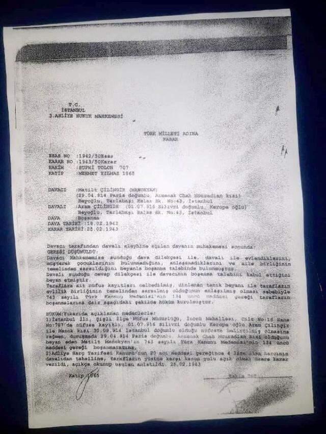Genelev kraliçesi Manukyan'ın mirası davasında, çocuğunun olmadığını gösteren belge mahkemeye verildi Genelev kraliçesi Manukyan'ın mirası davasında, çocuğunun olmadığını gösteren belge mahkemeye verildi