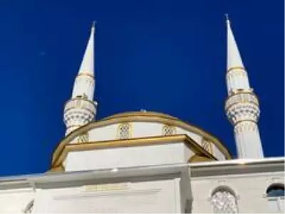 Horasan'da Mescid-i Aksa Camii ibadete açıldı Horasan'da Mescid-i Aksa Camii ibadete açıldı