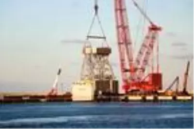 Kanuni sondaj gemisinin kule montaj çalışmaları başladı Kanuni sondaj gemisinin kule montaj çalışmaları başladı