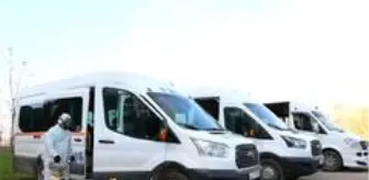 Sosyal Hizmetler Dairesi Başkanlığı: Kocaeli'de günde 60 servis aracı dezenfekte ediliyor Sosyal Hizmetler Dairesi Başkanlığı: Kocaeli'de günde 60 servis aracı dezenfekte ediliyor